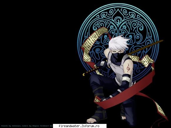 gata am gasit !   cand kakasi era chiunin el era in echipa cu rin si otoma uchiha. kakashi avea un